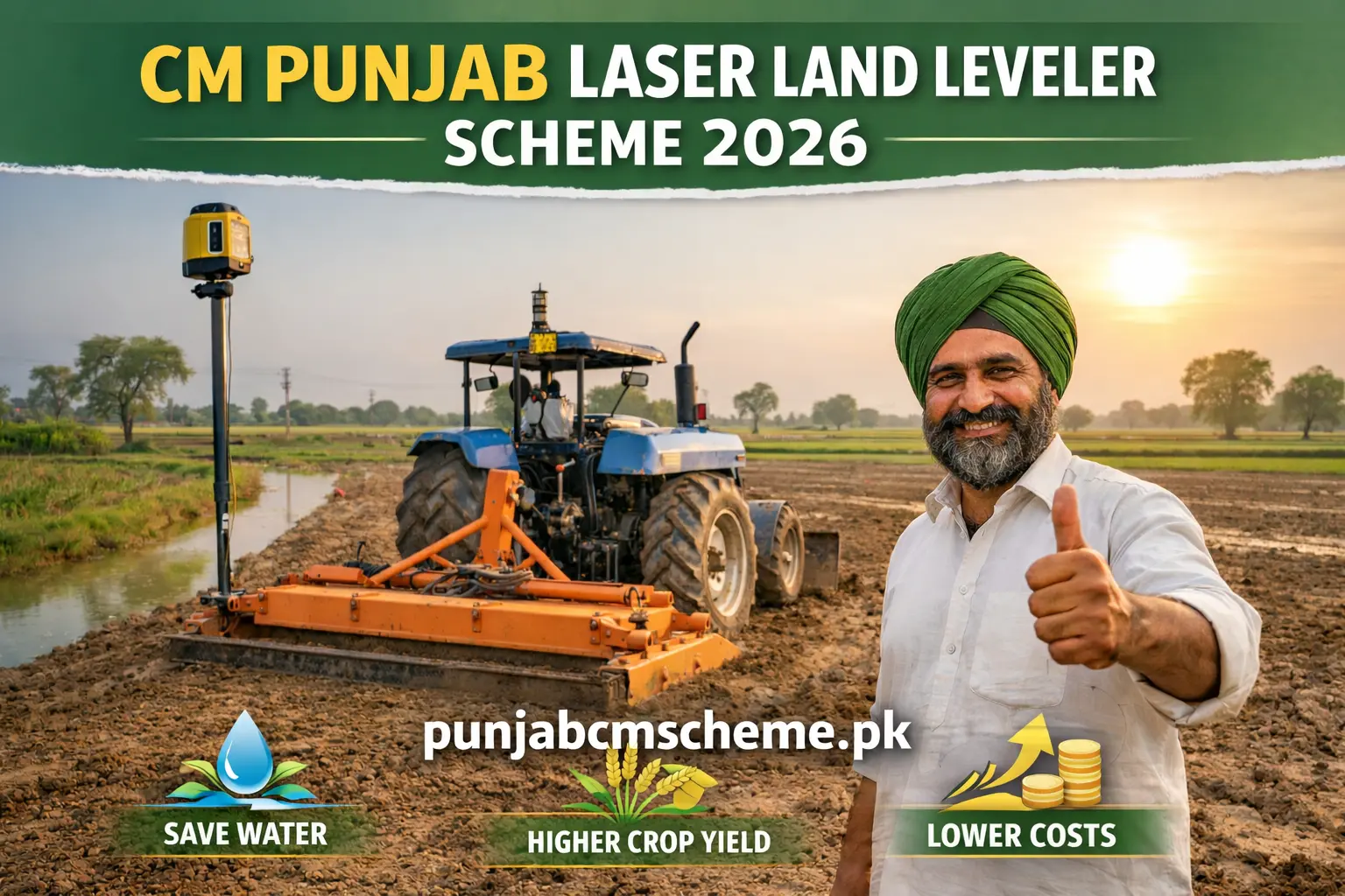 CM Punjab Laser Land Leveler Scheme 2026